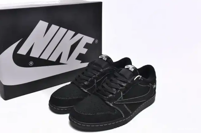 Jordan Low 1 Travis OG DM7866-001 Phantom Air x Scott Black 0513
